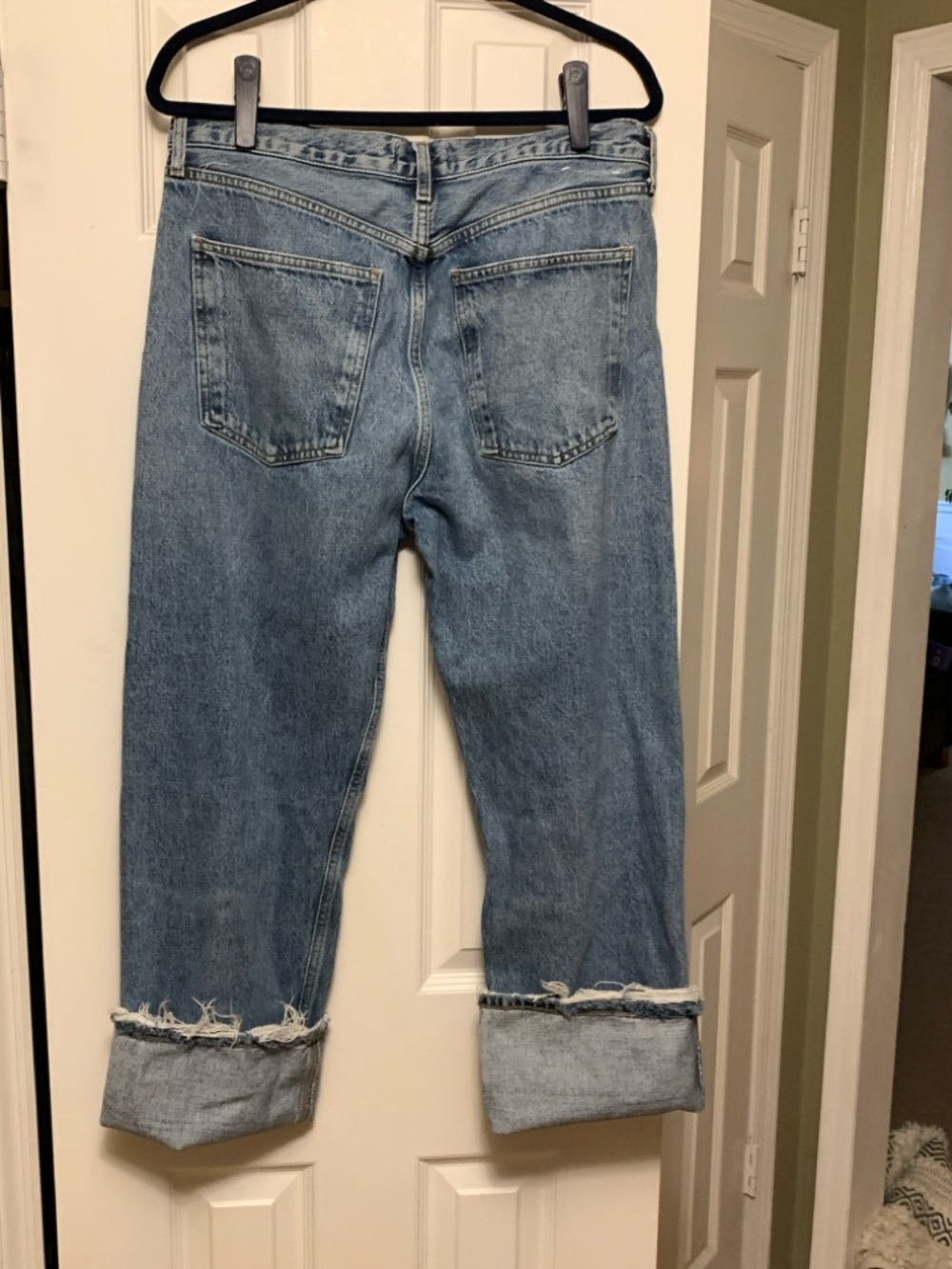 AGOLDE FRAN LOW SLUNG STRAIGHT CUFFED JEANS - Picture 4 of 11